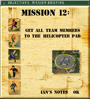 Mission 12 briefing