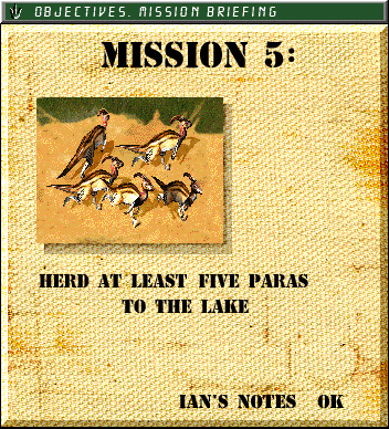 Mission 5 briefing