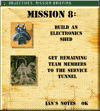 Mission 8 briefing